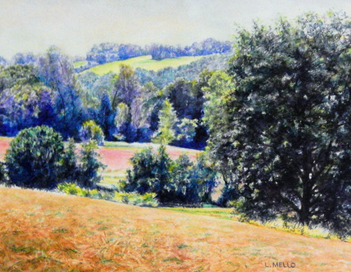 Lawrence Mello, Flanagan's Ladder, watercolor, $725