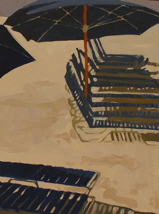 Dora Atwater Millikin, Beach, oil, $1,150