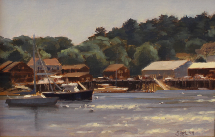 Sean Murtha, Boothbay Morning, oil, $900