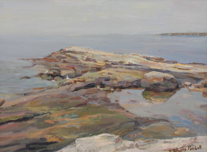 Diana Roberts Paschall, Tidal Pool, oil, $800