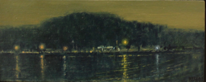Crista Pisano, Nocturne 10:00 PM, oil, $950