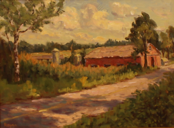 Michael Rogan, Early Evening Light, oil, $600
