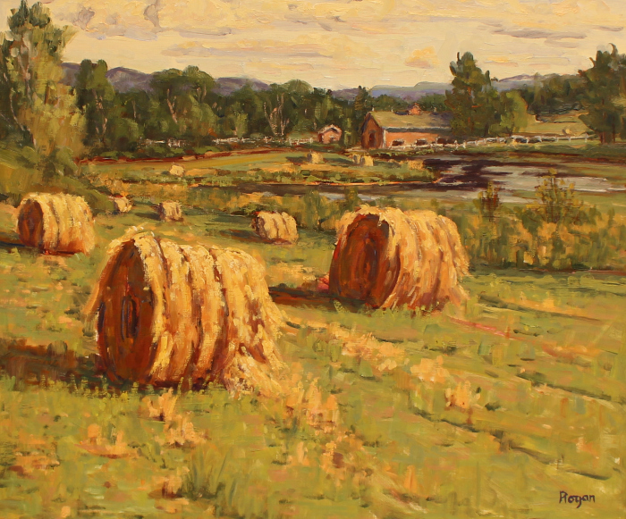 Michael Rogan, Early Evening Light, oil, $600