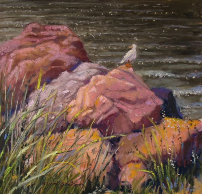 Patricia Seekamp, Watchful, pastel, $475