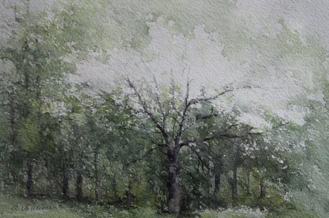 Ann Vaillencourt, May Magnolia, watercolor, $700