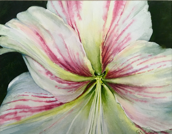 Cheri Weymann, <i>A Closer Look, </i>watercolor, $125