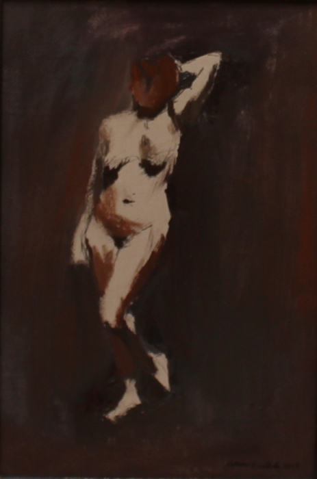 Nelson H.White, <i>Nude, </i>oil, $2000