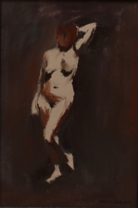 Nelson H.White, Nude, oil, $2000