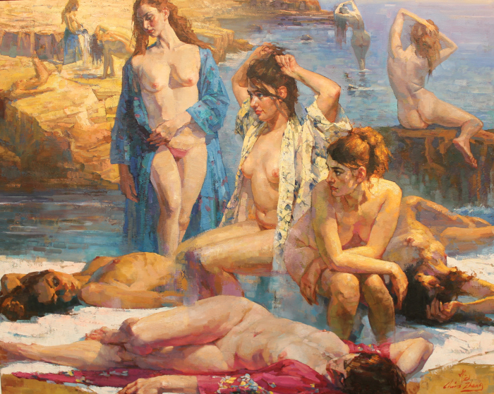Christopher Zhang, Acadia, oil, $25000