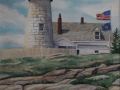 Jennifer Tassmer, <i>Maine Coast, </i>watercolor, $625