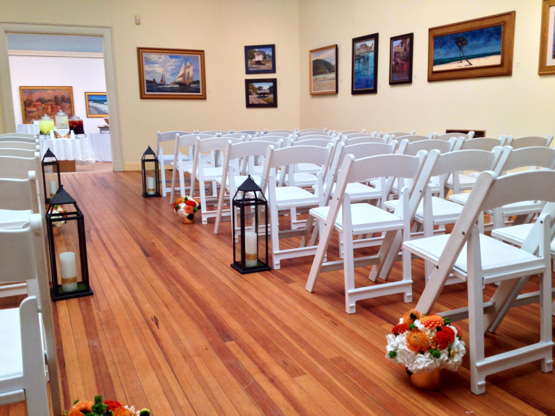 Ceremony set Cole Gallery