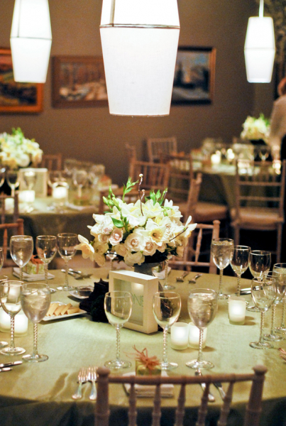 Private Dinner Party Round Tables