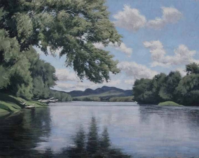 Lewis Bryden, "The River Beckons", oil, 16x20, $2,500 SOLD
