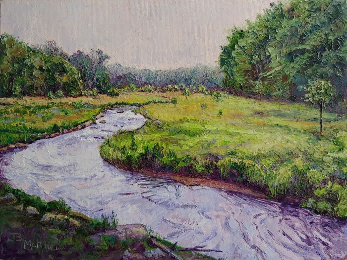 Jill Beecher Matthew, "Restored", oil, 12x16, $550 SOLD