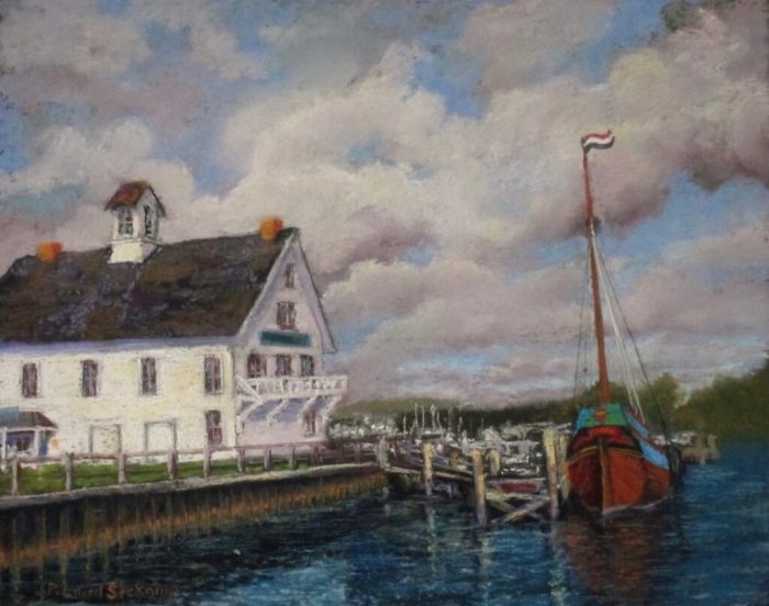 Patricia Seekamp, "Flowing Through Time", pastel, 11x14, $465 SOLD