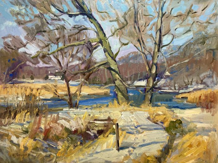Susan Termyn, "Winter Impression on the Lieutenant", oil, 12x16, $1,600 SOLD
