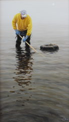 Del-Bourree Bach, "Nat", acrylic, $3,200