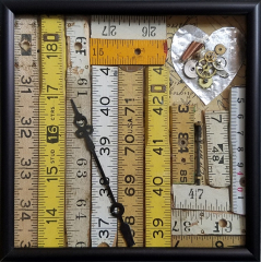 Carol Dunn, "Love Immeasurable", assemblage, SOLD