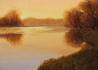 Irene Jeruss, "A New Day", oil, $750