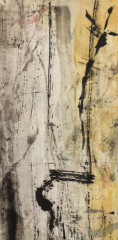 Catherine Mansell, "Reaching for the Light", wax, ink, $400