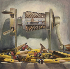 Brian McClear, "2B or Not", oil, $4,500