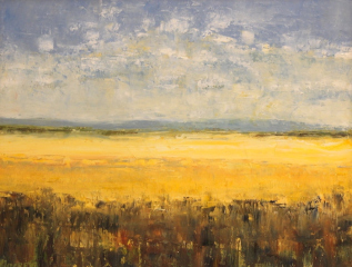 Stephen Mizerek, "Rapeseed-England", oil, $450