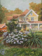 Barbara Rossitto, "Home Sweet Home", oil, $450
