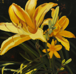 Chet  White, "Good Morning Sunshine", oil, $750