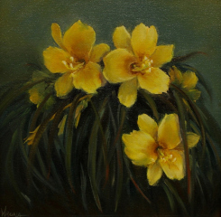 Lynn Wrona, "Oh So Yellow", oil, $495