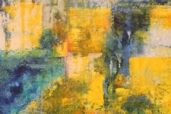 Diane Brown, "Yellow and Blue Series ", oil, $600