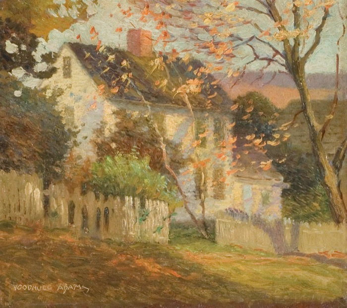Adams_Woodhull-White-Cottage-in-Autumn