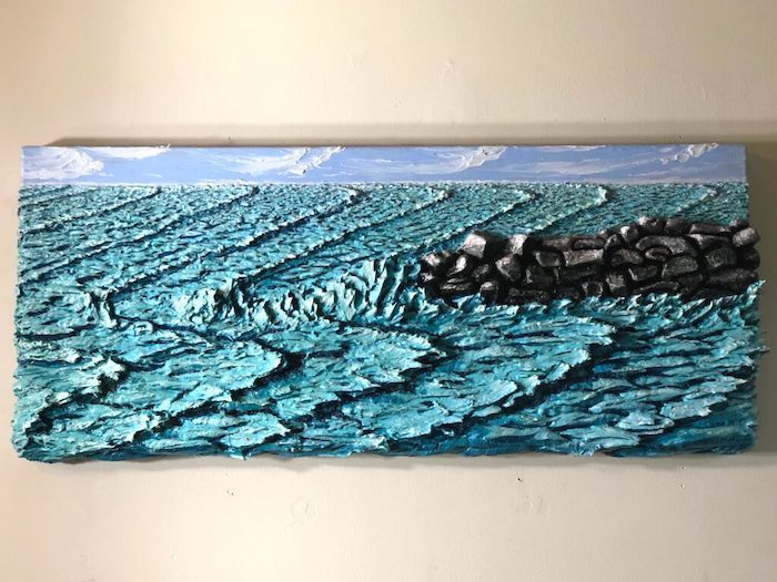 Collins_Robin_CharlestownBreachway_acrylicandmarble_15x36x2_1400