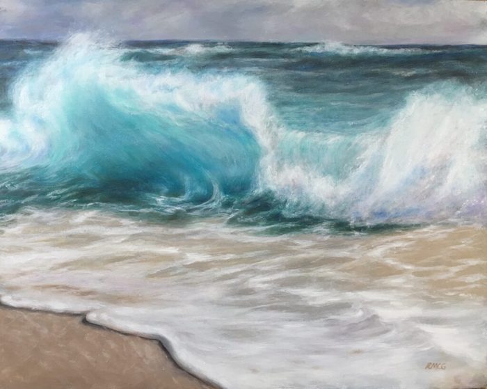 Gates_RoseMary_AWaveWaves_oilonaluminum_16x20_1000