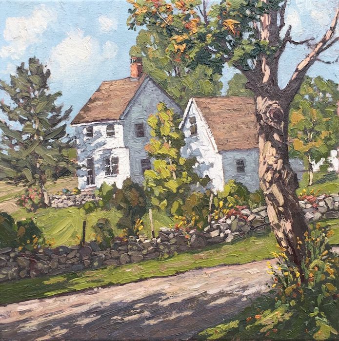 Laurino_Jim_LateSummerFarm-MorrisCT_oil_16x16_1400