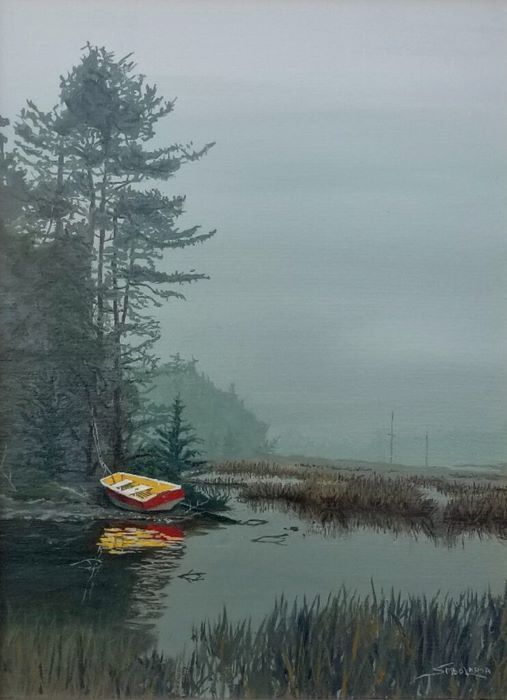 Sabol_Jeffrey_ReadyontheBank_acrylic_24x18_3600