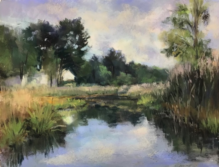 Schirmeier_Beverly_Reflections-at-Twilight_Pastel_1x14_650