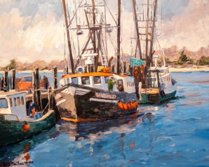 Sonstrom_Bill_StoningtonCTTownDock_oil_16x20_975