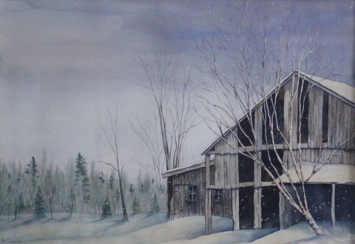 Tassmer_Jennifer_WeatheredBarn_watercolor_18x24_850