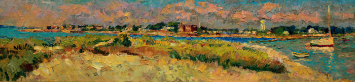 Nilsson, Leif , "Ganesh & Dink at Sandy Point, Stonington, CT", Oil, $12000