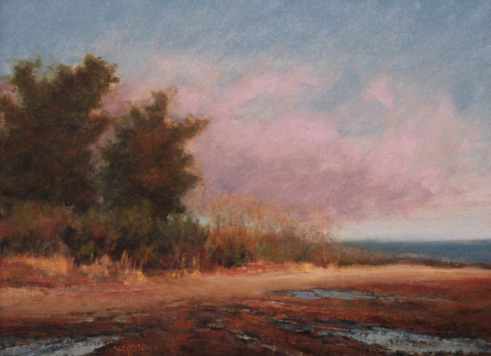 Hopkins, Laura , "Dawn, Griswold Point", Oil, $850