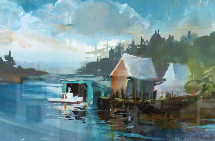 Noreika, Robert, "Stonington, ME", Acrylic, $2800