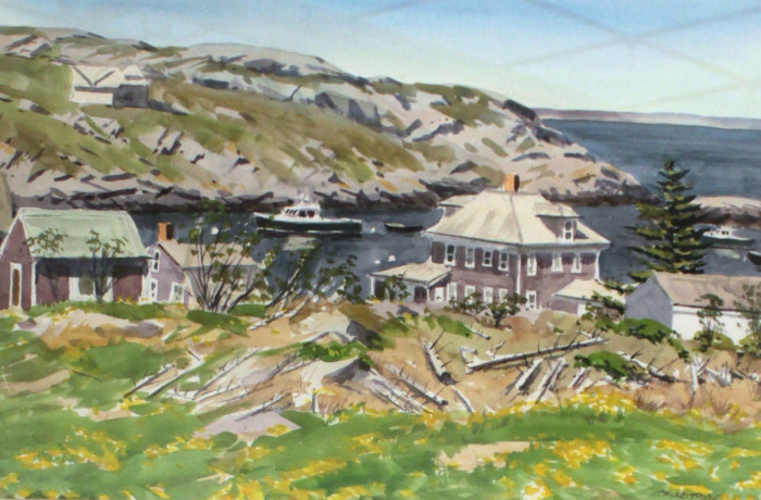 Stone, Caleb , "Harbour View", Watercolor, $2800