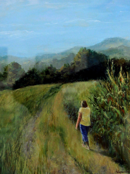 Malone, Alexander , "Cornfield", Acrylic, $600