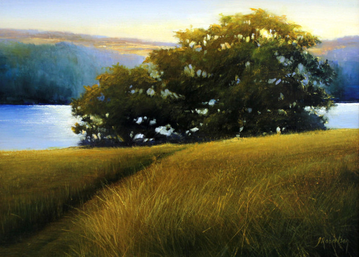 Robertson, Janine, "River Sparkle II", Oil, $750