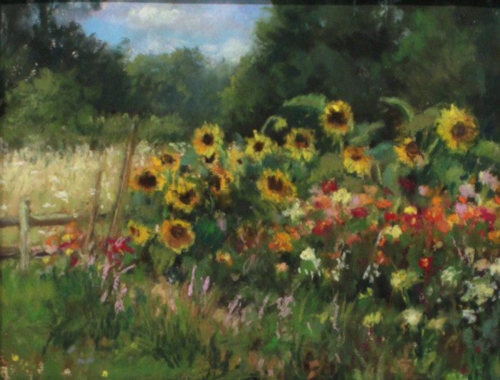 Schirmeier, Beverly A., "Reaching For the Sun", Pastel, $525