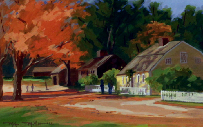 Miller-Baker, Mary Anne, "The Fitch House, Sturbridge", Gouache, $650