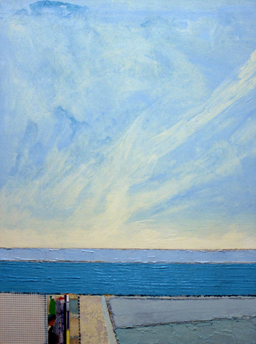 Healy, Eugene, "Montauk Light From Stonington, CT", Mixed Media, $6900