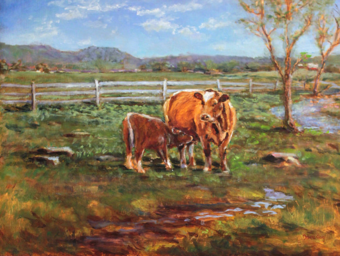 Gag, Debra, "The Good Mother", Oil, $900