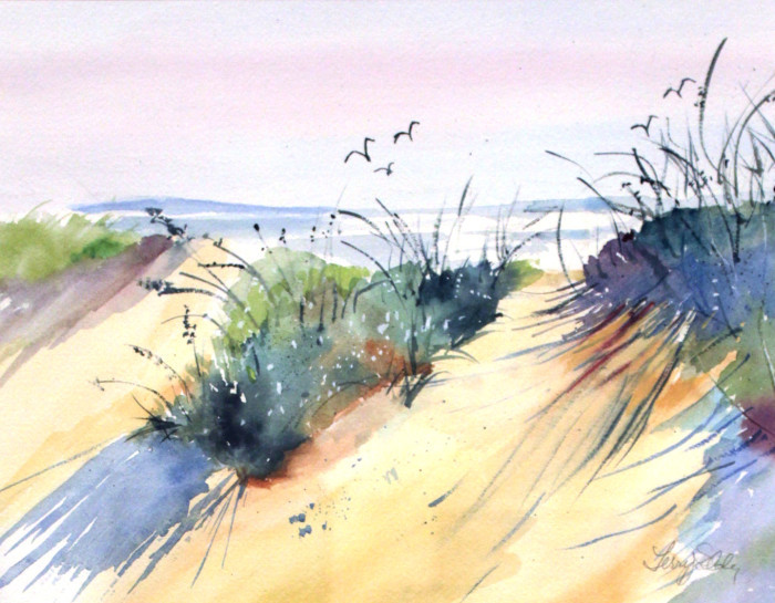 Eddy, Terry, "Sand Dunes", Watercolor, $500