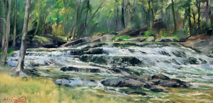 Caggiano, John , "Hidden Rapids", Oil, $3200